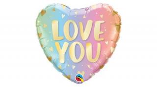 18 inch-es Love you pastel ombrehearts