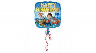 18 inch-es Paw Patrol - Mancs Őrjárat Happy Birthday Születésnapi Fólia Lufi