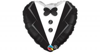 18 inch-es wedding szív alakú fólia lufi