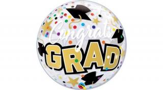 22 inch-es congrats grad stars and dots
