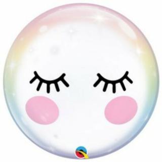 22 inch-es - Eyelashes Unicorn Bubble Lufi