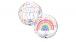 22 inch-es welcome Baby Boho rainbow bubble lufi