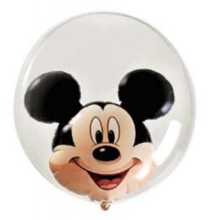 24 inch-es Disney Mickey Mouse Double Bubble Lufi