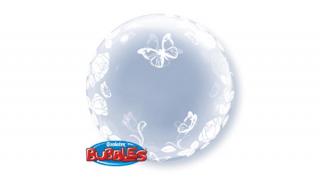 24 inch-es elegant roses and butterflies