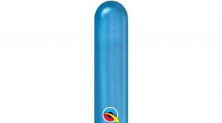 260s chrome blue modellező lufi
