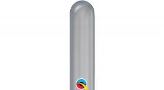 260s chrome ezüst modellező lufi