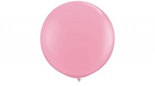 3 feet-es Pink (Standard) Kerek Latex Lufi