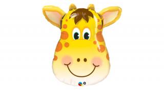 32 inch-es Jolly Giraffe - Zsiráf Fej Fólia Léggömb