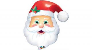 32 inch-es jolly St Nick mikulás fej fol