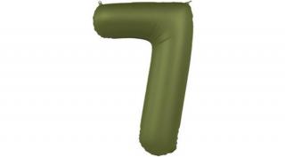 34 inch-es 7 matt zöld-olive green fólia