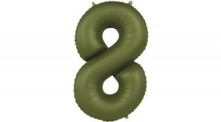 34 inch-es 8 matt zöld-olive green fólia