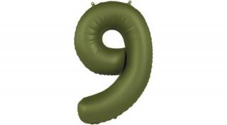 34 inch-es 9 matt zöld-olive green fólia