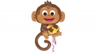 36 inch-es happy monkey super shape