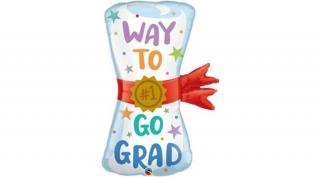 36 inch-es way to go diploma fólia lufi