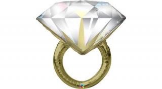 37 inch-es Diamond Wedding ring fólia