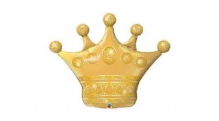 41 INCH-ES GOLDEN CROWN fólia lufi