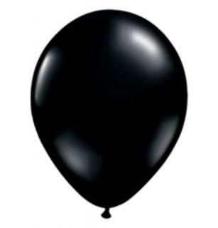 5 inch-es Onyx Black (Fashion) - Fekete Kerek Léggömb