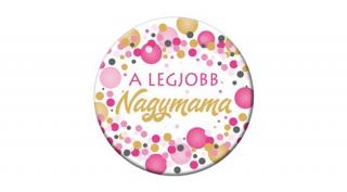 A legjobb Nagymama Kitűző - 5,5 cm