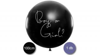 Babaváró latex léggömb boyorgirl Kék