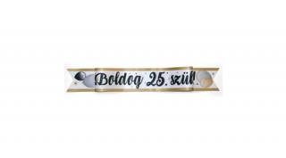 Boldog 25. szülinapot elegáns vállszalag
