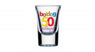 Boldog 50. Szülinapot Feliratú Feles Üve