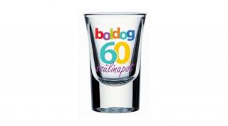 Boldog 60. Szülinapot Feliratú Feles Üve