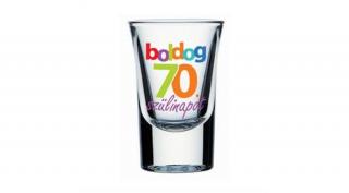Boldog 70. Szülinapot Feliratú Feles Üve