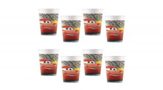 Cars Verdák papír parti pohár 200ml, 8db