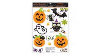 Halloween ablakdekoráció 15db-os