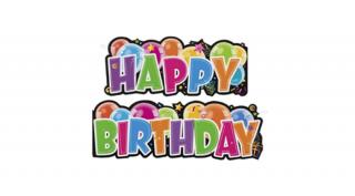Happy birthday szülinapi party banner