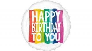 Happy birthday to you jumbo fólia lufi