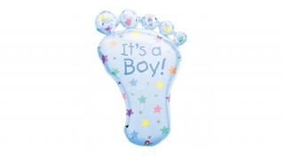 It is a boy foot super shape fólia lufi
