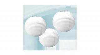 Lampion 3 db/csomag fehér