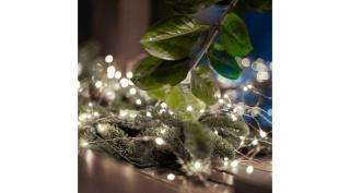 Micro LED fényfüzér, 50 hidegfehér,eleme