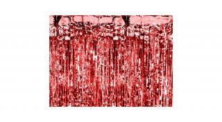 Party függöny piros, 90*250 cm