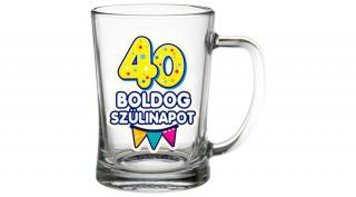 Söröskorsó 40 Boldog szülinapot