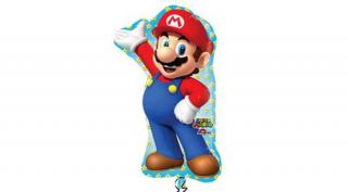 Super Mario Super Shape Fólia Léggömb