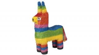 Szivárványos szamár pinata