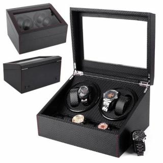 Automata óraforgató 4 db órának - carbon