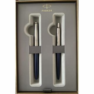 Parker Royal Jotter töltőtoll és golyóstoll kék, ezüst klipsz díszcsomagolásban