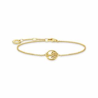 Thomas Sabo női karkötő Tree of Love Gold Plated A2041-414-14