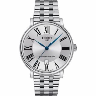 TISSOT férfi karóra automata Carson Powermatic T1224071103300