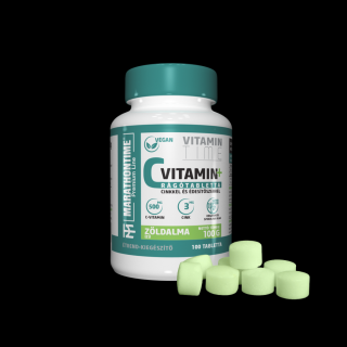 C-vitamin Rágótabletta - Spirulinával és Cinkkel - Zöldalma ízben