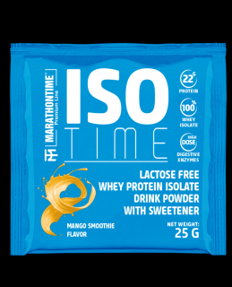 Iso Time Mango Smoothie fehérjeizolátum Laktázenzimmel Dúsítva  25g