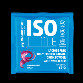 Iso Time Pink Csokoládé fehérjeizolátum Laktázenzimmel Dúsítva 25g