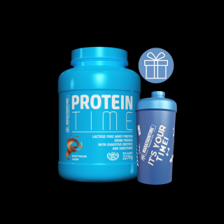 Protein Time Laktázenzimmel Dúsított fehérje Nugát praliné íz 2270g