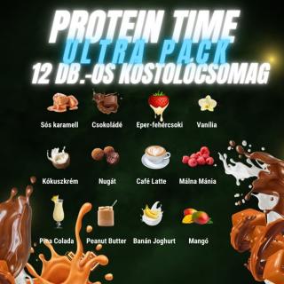 Ultra pack - Protein Time Prémium fehérje kóstoló 12x30g.