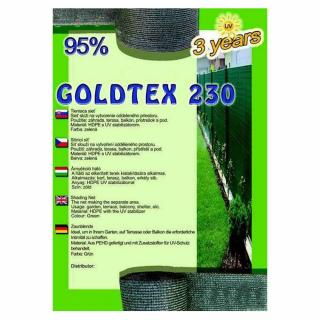 Árnyékoló Háló GOLDTEX230 1,5x50m zöld 95%