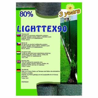 Árnyékoló Háló LIGHTTEX90 0,8x10m zöld 80%