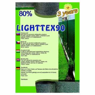 Árnyékoló Háló LIGHTTEX90 1,2x50m zöld 80%